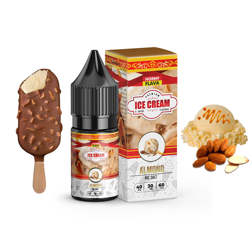 سالت هورنی بستنی بادام | HORNY SALT ALMOND ICE CREAM